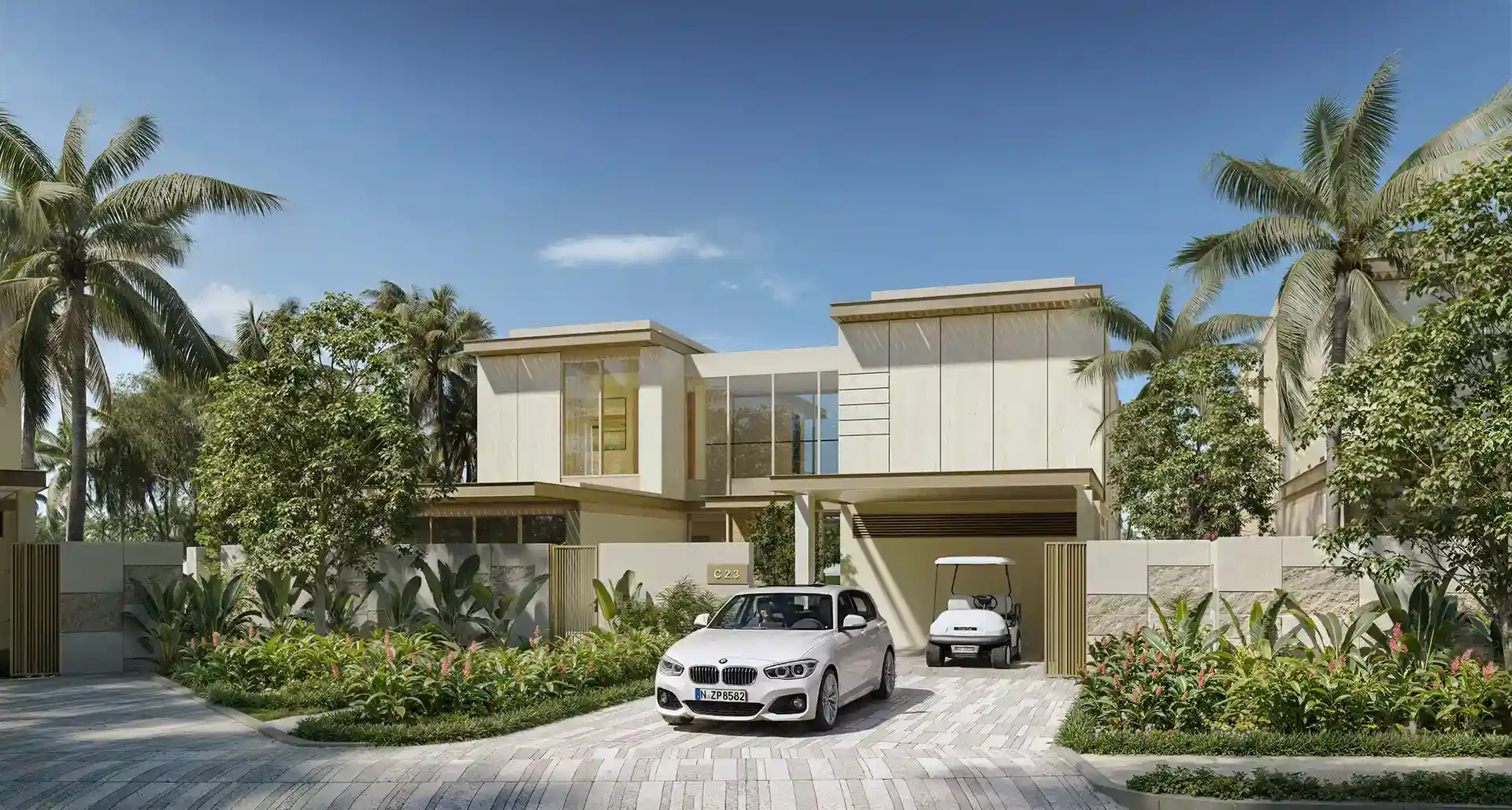 Beach Villa C ocean sunset view