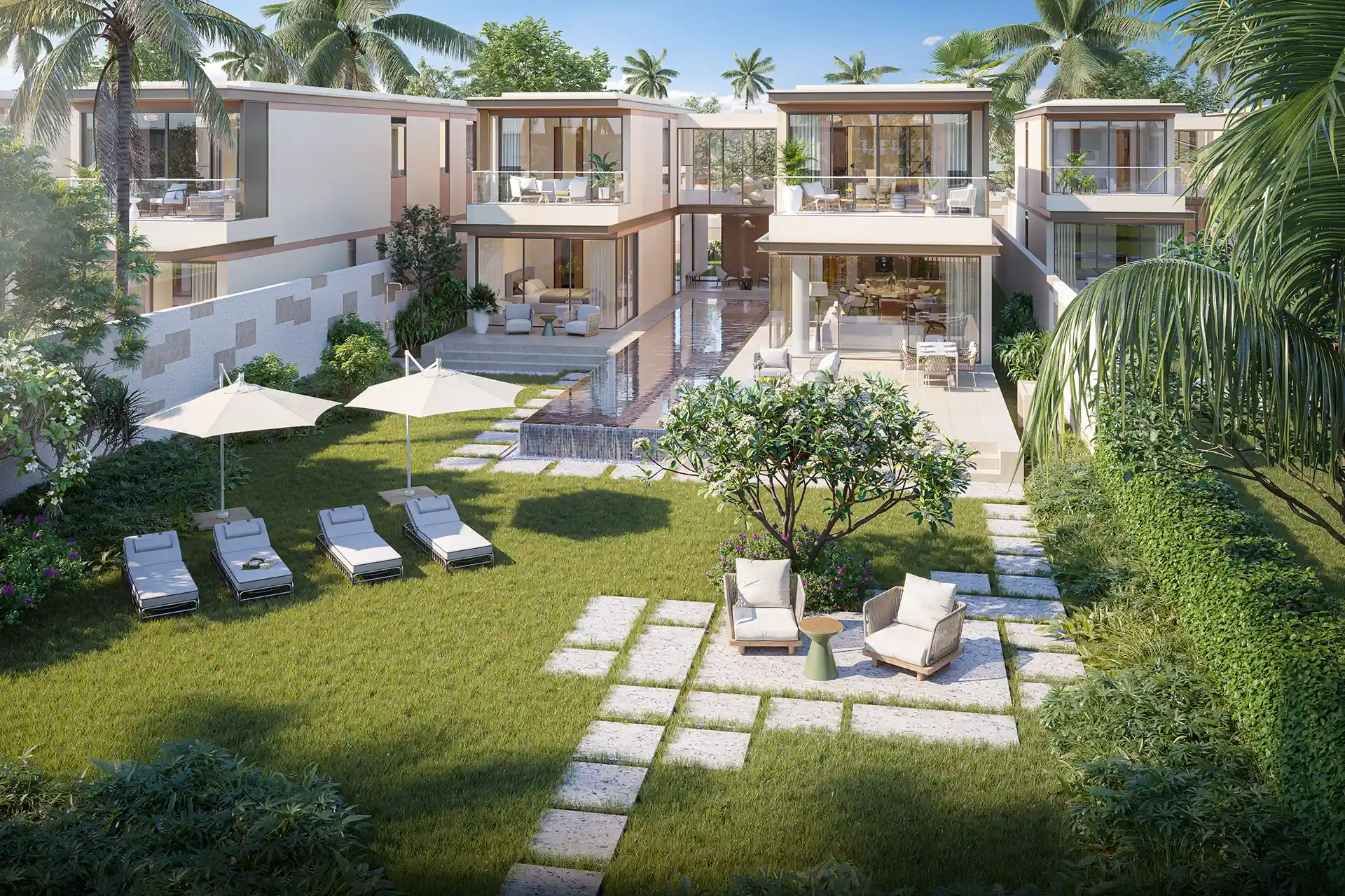 Villa D garden space