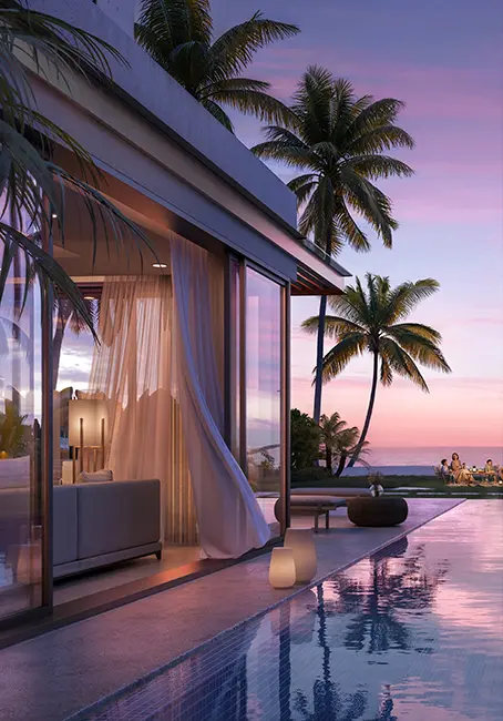 Villa F private pool